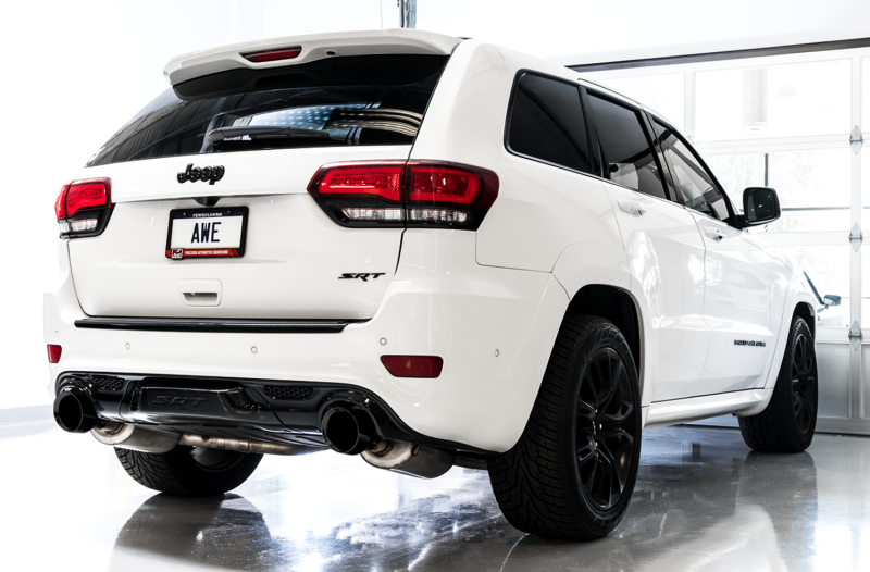 Jeep Grand Cherokee SRT Performance Exhaust - AWE Tuning - Touring Edition Cat Back - Chrome Silver - 2020